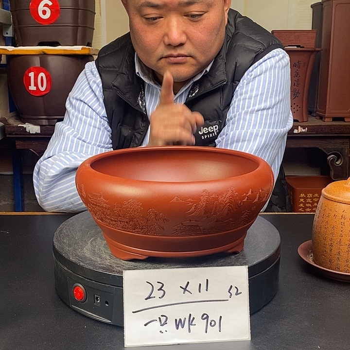 花盆紫砂货号一只WK901
