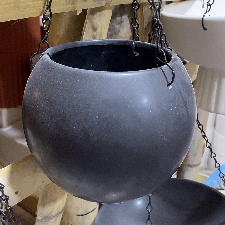 摆件陶陶盆有孔 瑕疵介意勿拍