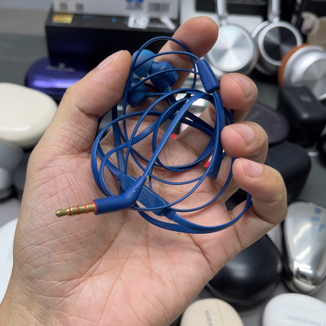 JBL T110 蓝色有线