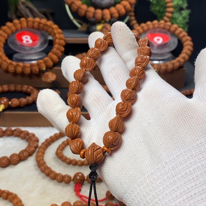 桃核吊坠秦岭龙纹