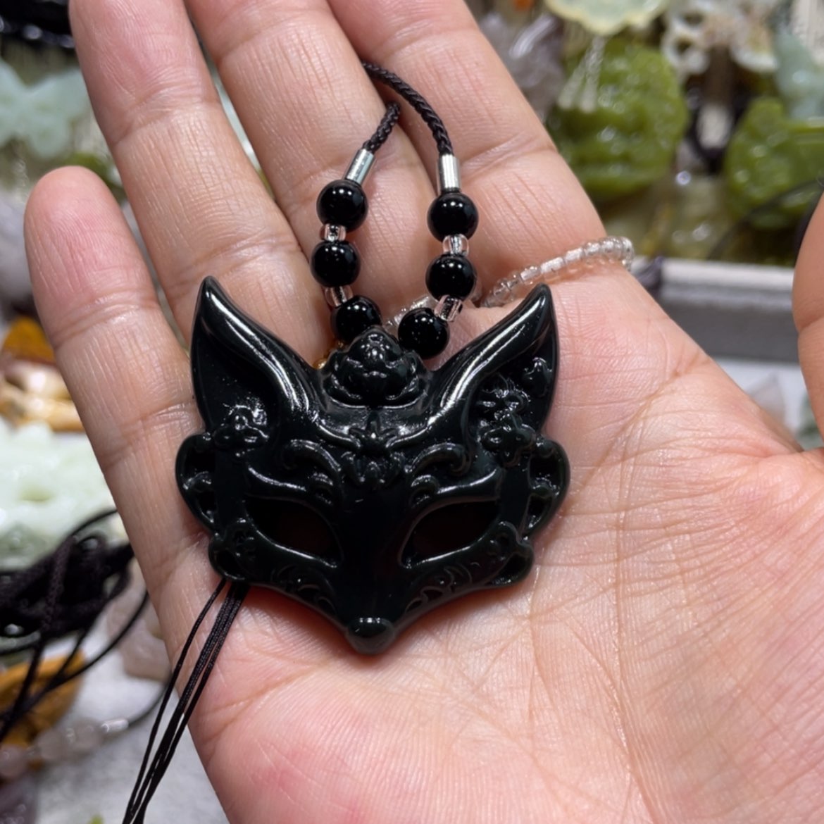 【闪购商品】岫玉颈饰未镶嵌陆*.77吊坠