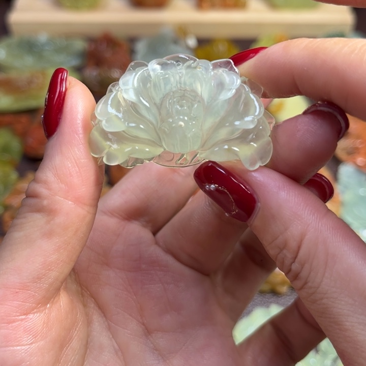 蛇纹石玉吊坠(不含链)未镶嵌