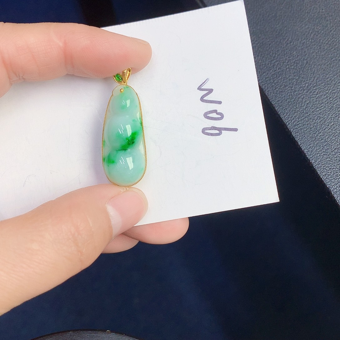 【闪购商品】翡翠颈饰18K金镶嵌00000000000