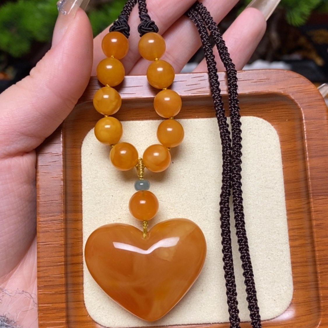 【闪购商品】蜜蜡颈饰未镶嵌项链