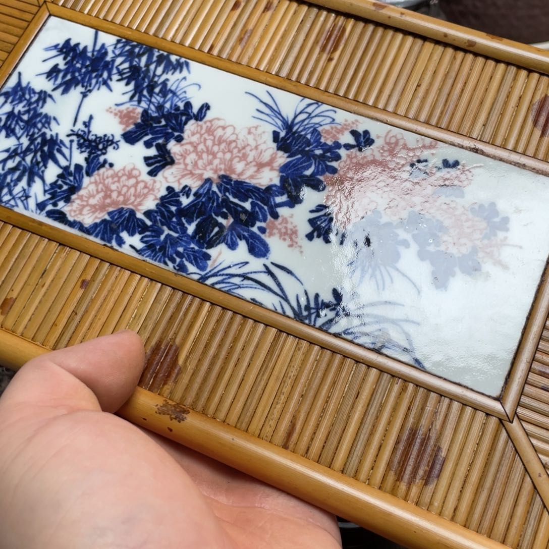 雁***时核桃两个球核桃两个球茶盘