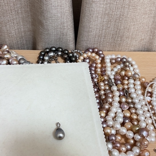 海水珍珠颈饰银S925镶嵌