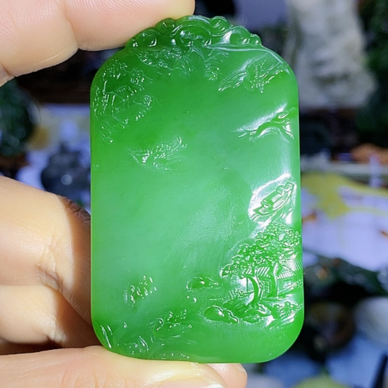 【闪购商品】和田玉（碧玉）挂件未镶嵌