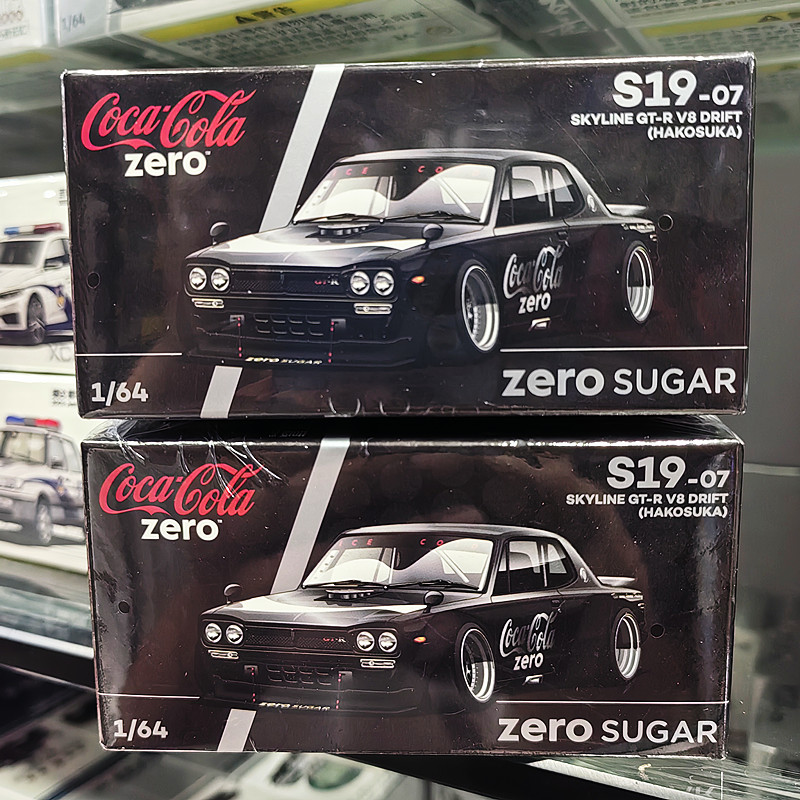 拓意POPRACE合金1/64尼桑天际线超跑摆件SKYLINE GT-R V8赛车模型