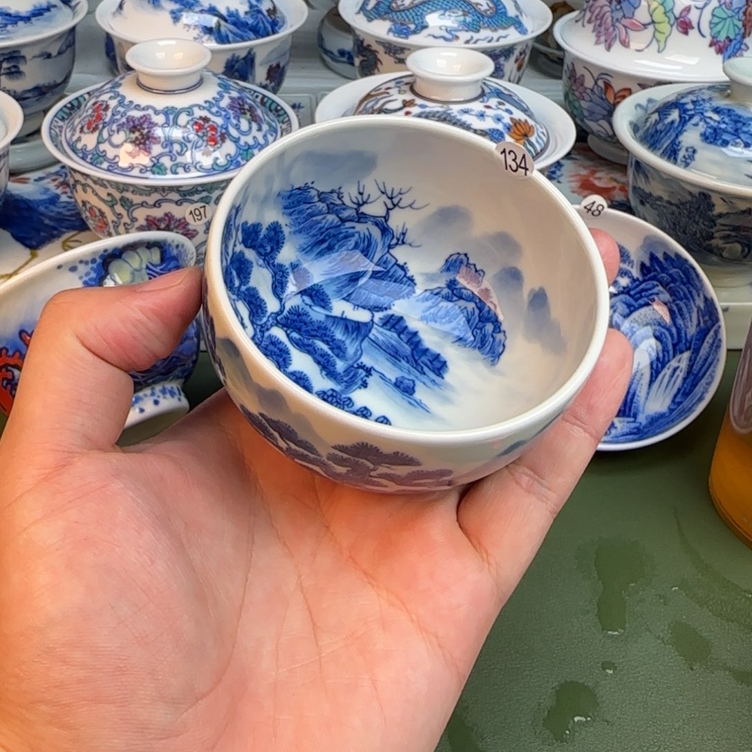 彦祖纯手工手绘茶具134