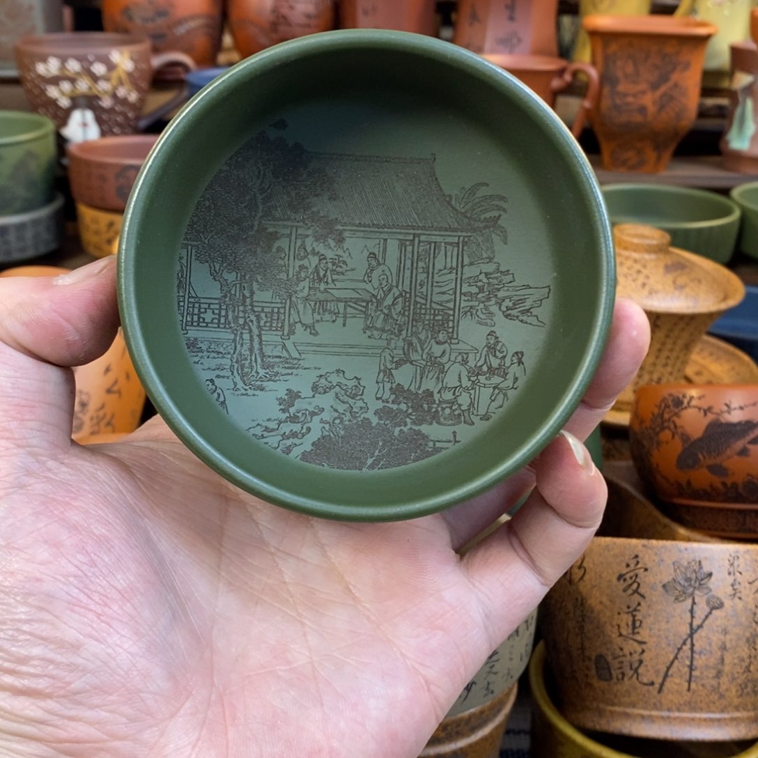 紫砂杯子宜兴全手工紫砂杯