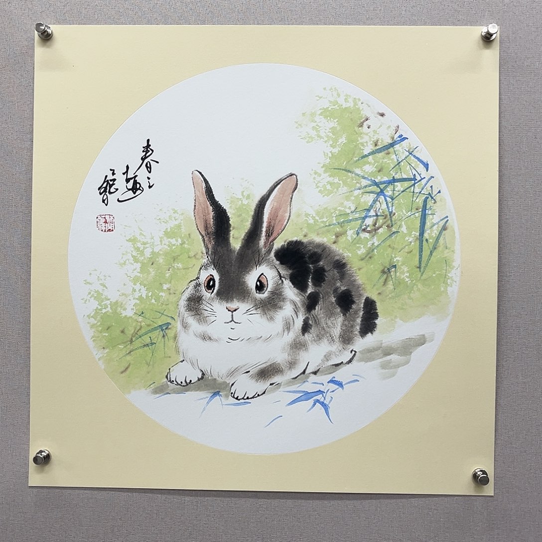 国画艺术家真人手绘