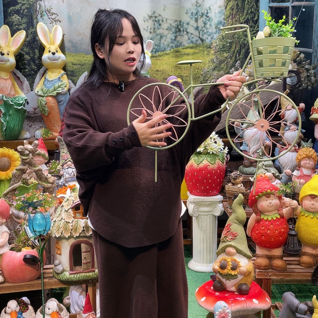 摆件花园摆件红红火火