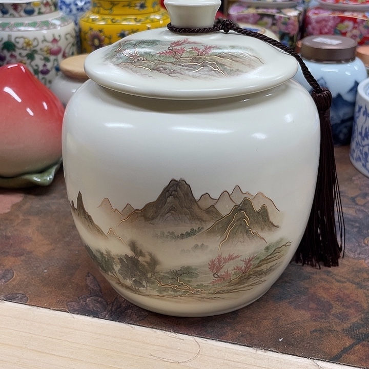 陶瓷罐茶叶罐密封罐储物罐