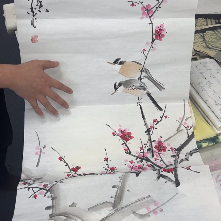 国画纯手绘作品欣赏图