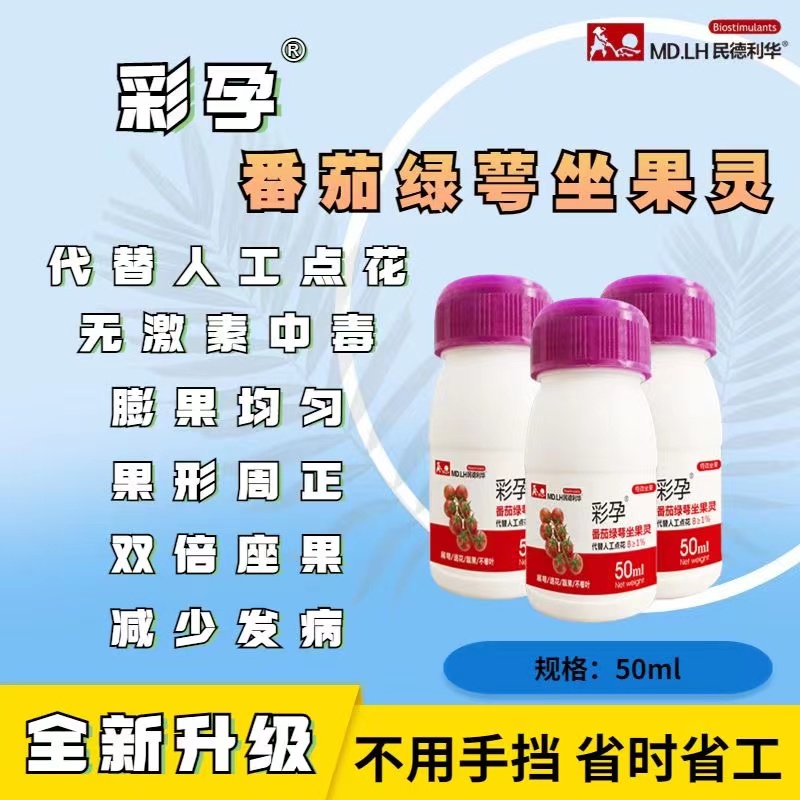 彩孕番茄绿萼坐果灵 西红柿圣女果专用喷花药 免点花授粉保花保果