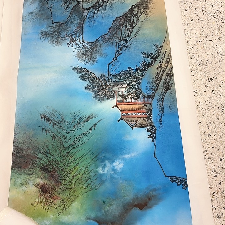 国画赣**龙何虎雏老先生大黑书原作