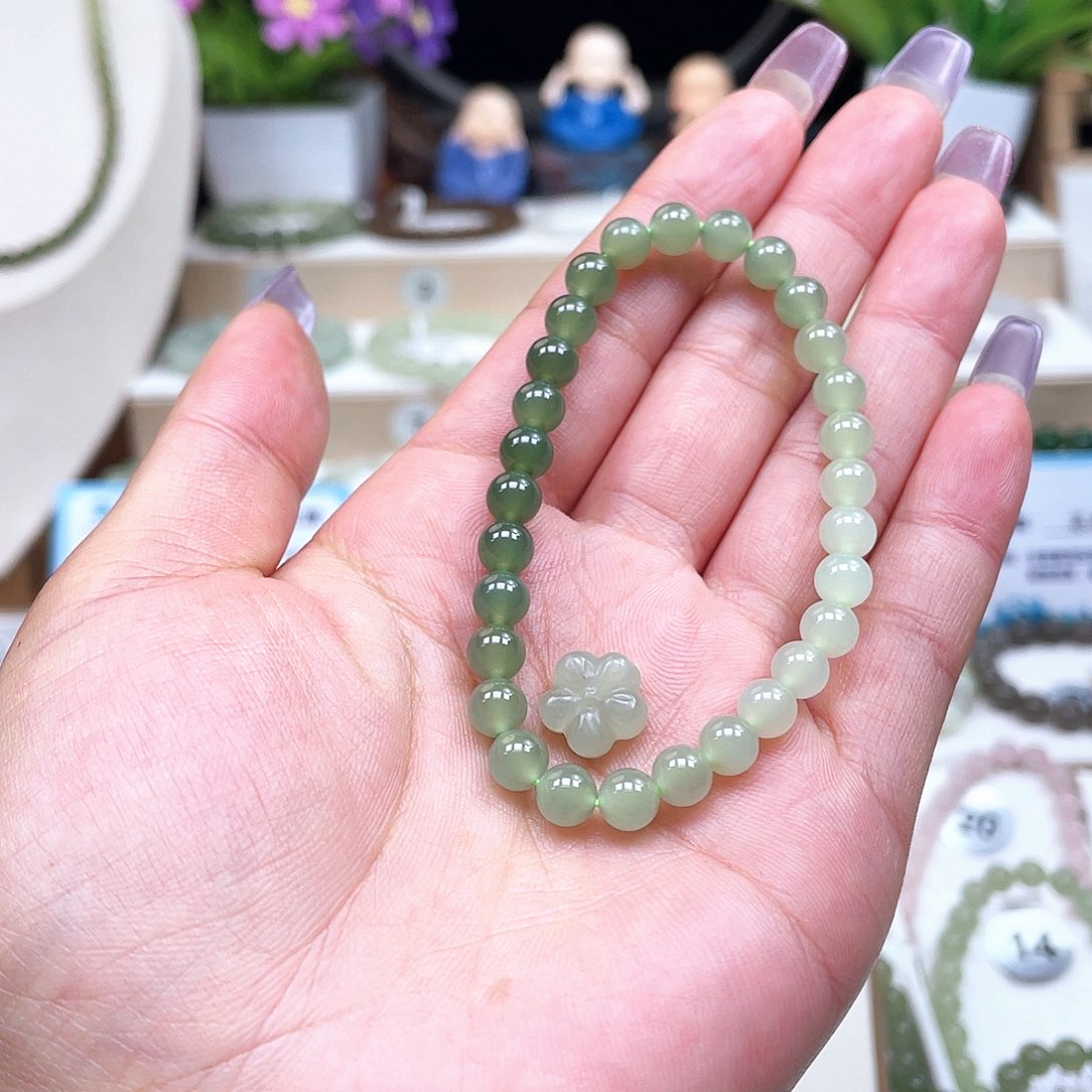 和田玉未镶嵌手链