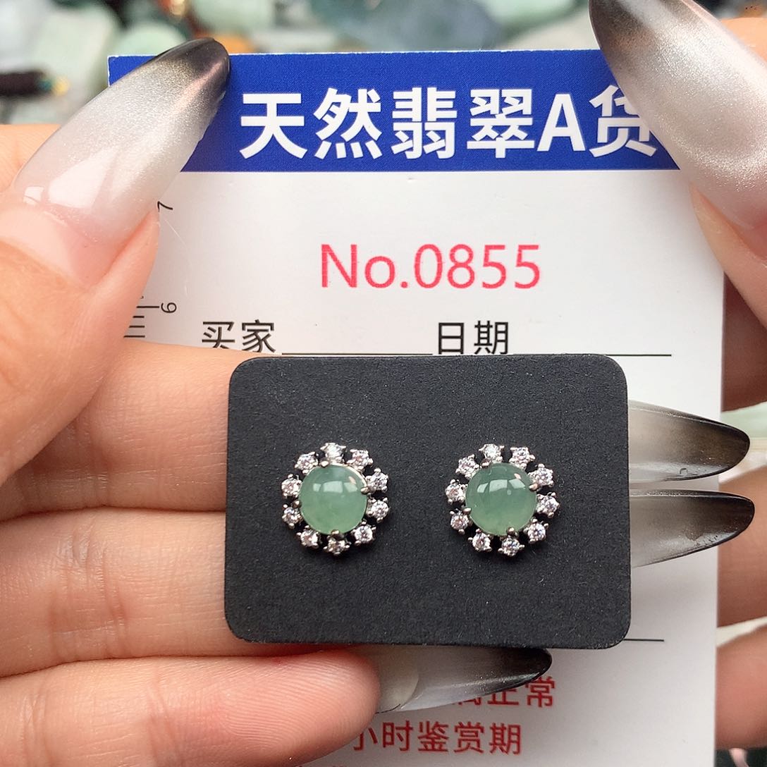 翡翠挂件未镶嵌0855….