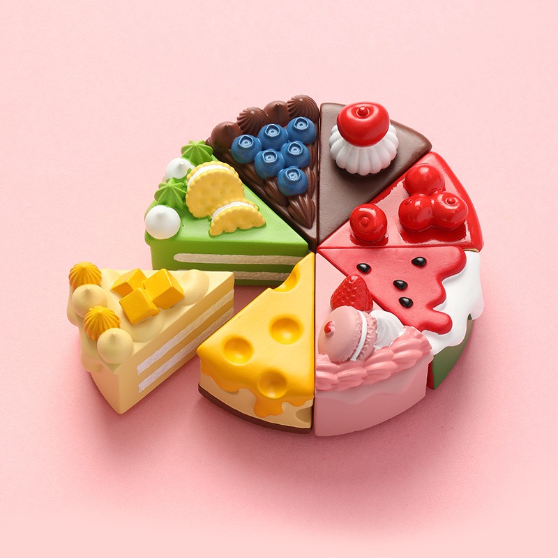3D八拼水果甜点蛋糕冰箱贴