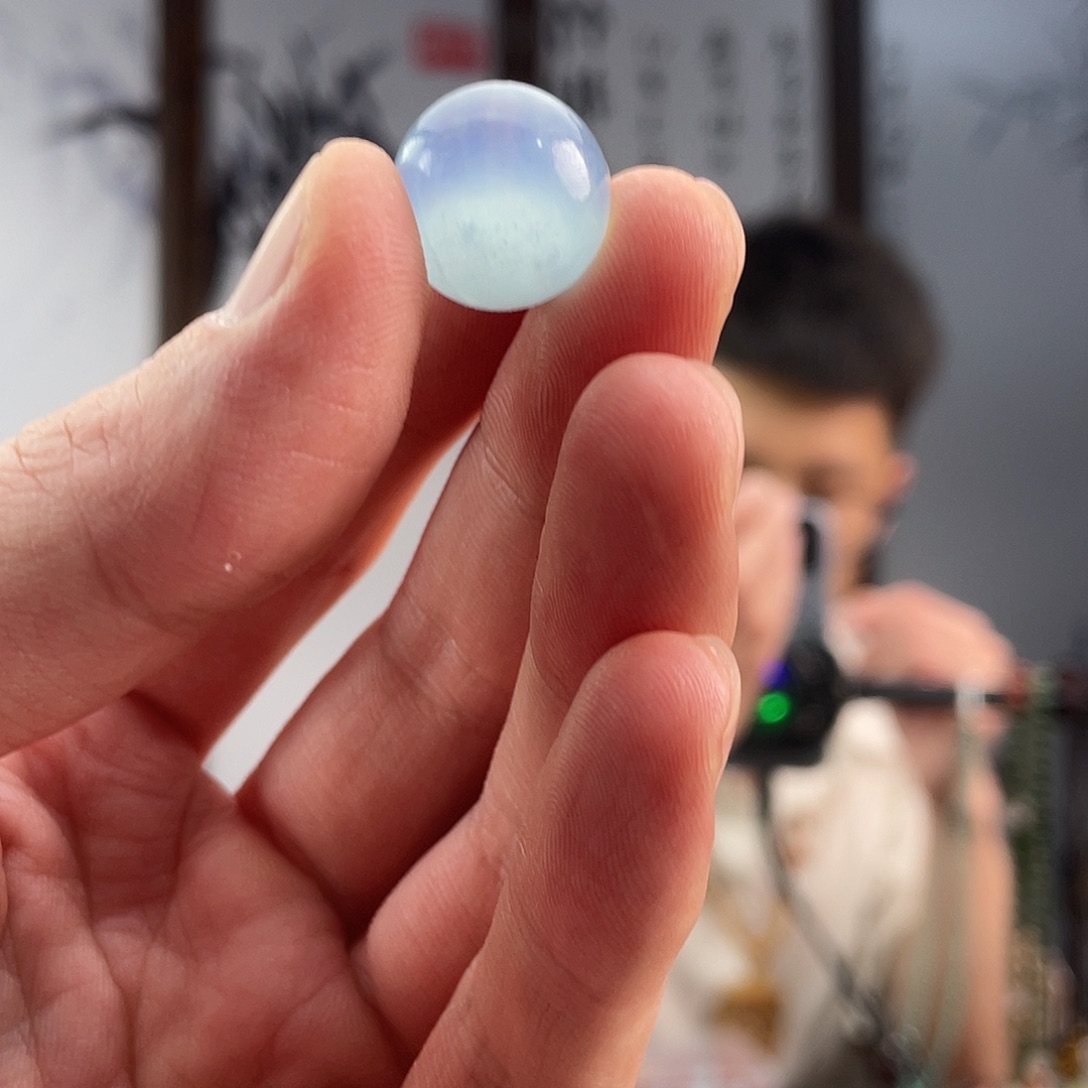 未镶嵌手链水晶15+海蓝宝蓝天白云