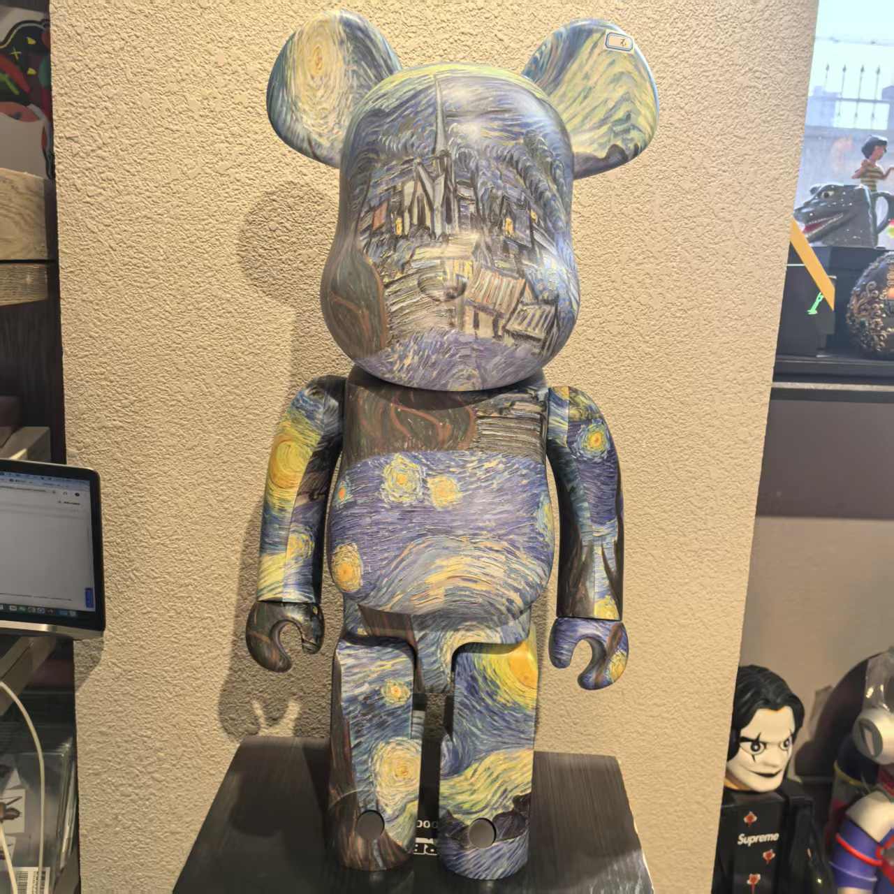 【山哥ST】bearbrick 积木熊 梵高星空 1000% 普通脸 无盒