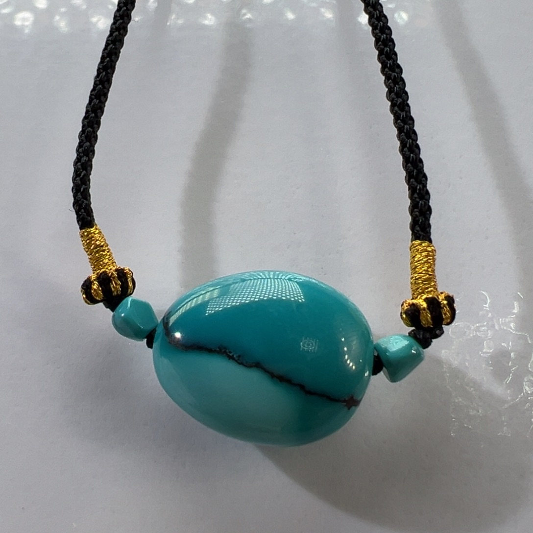 绿松石未镶嵌挂件