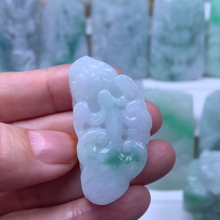 定制翡翠未镶嵌挂件挂件