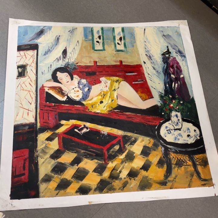 E***乔油画油画作品入选作品80.80