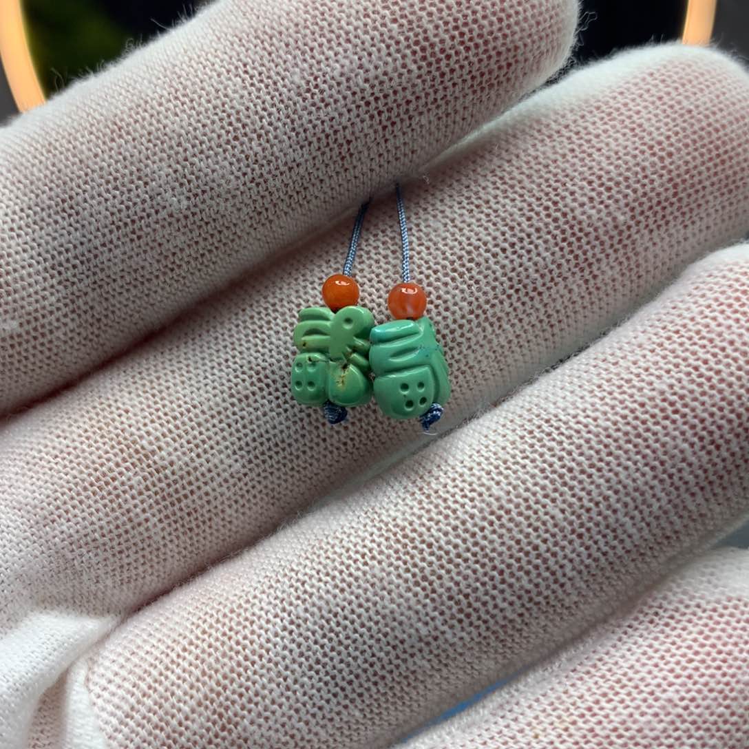 绿松石挂件未镶嵌