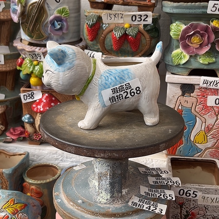 粗陶材质多肉花盆