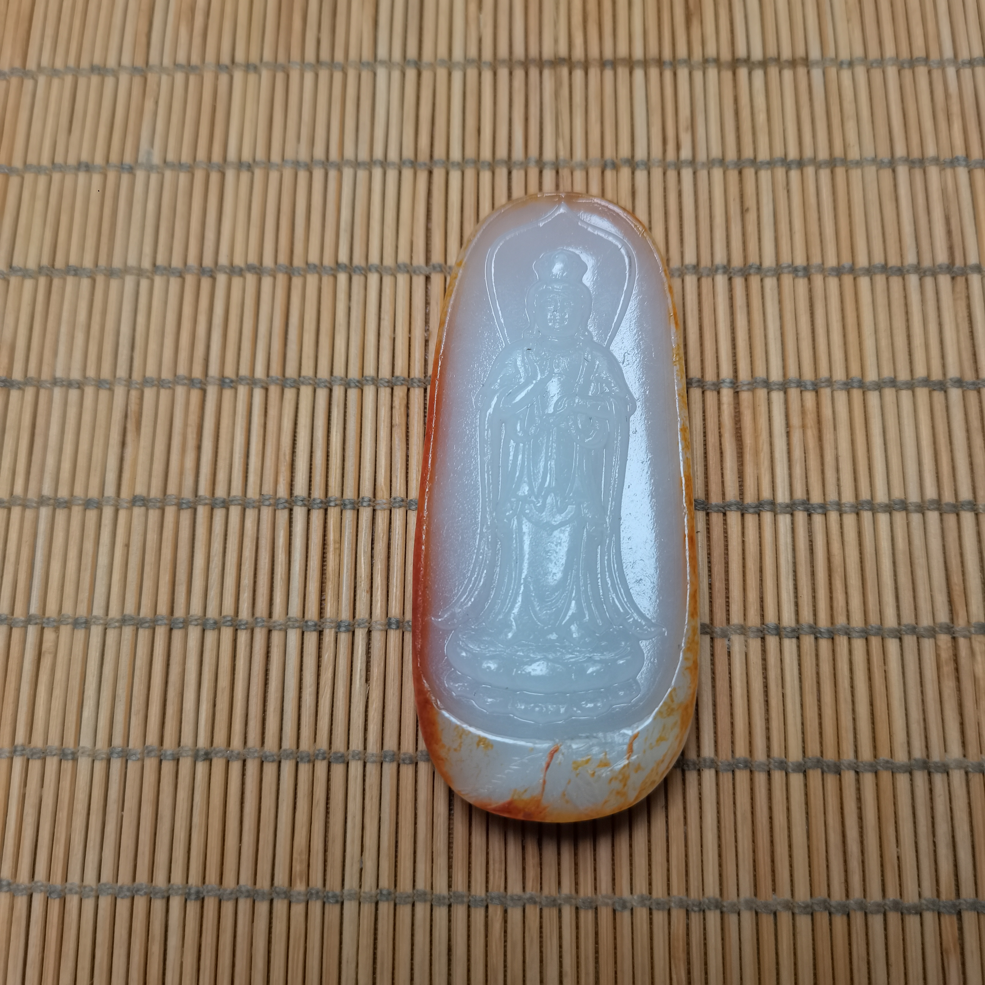 新疆和田玉南海观音菩萨45克