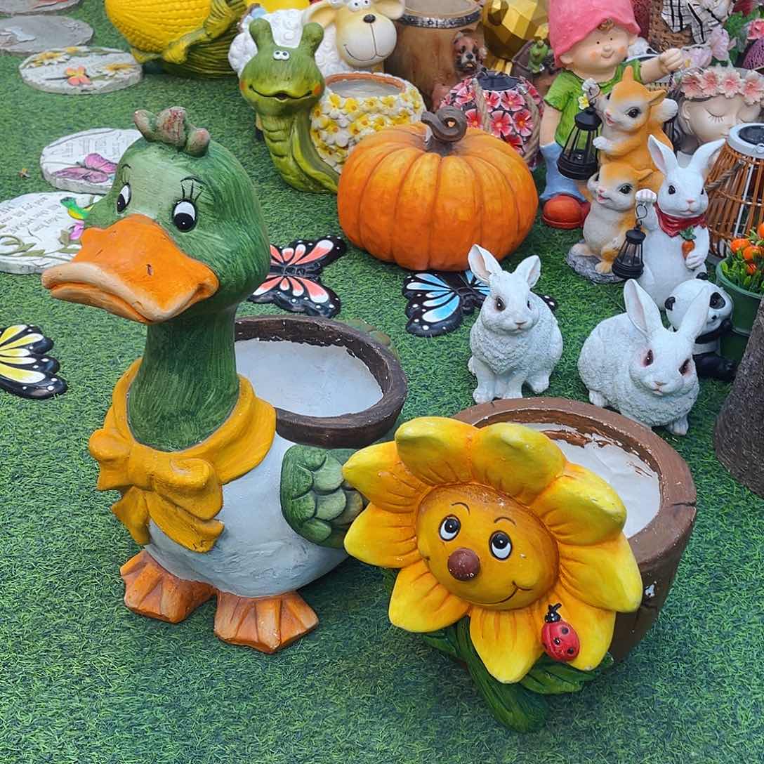 红陶花园庭院摆件