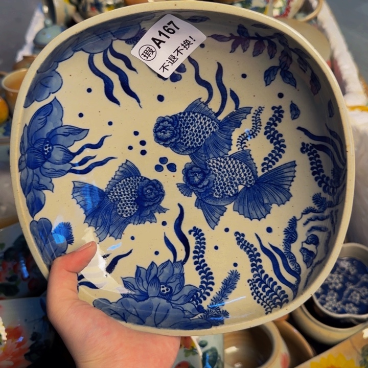 瓷片景德镇陶瓷手工手绘