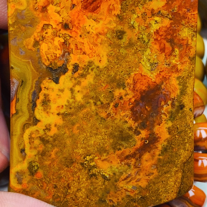 三***木玛瑙/玉髓未镶嵌玛瑙
