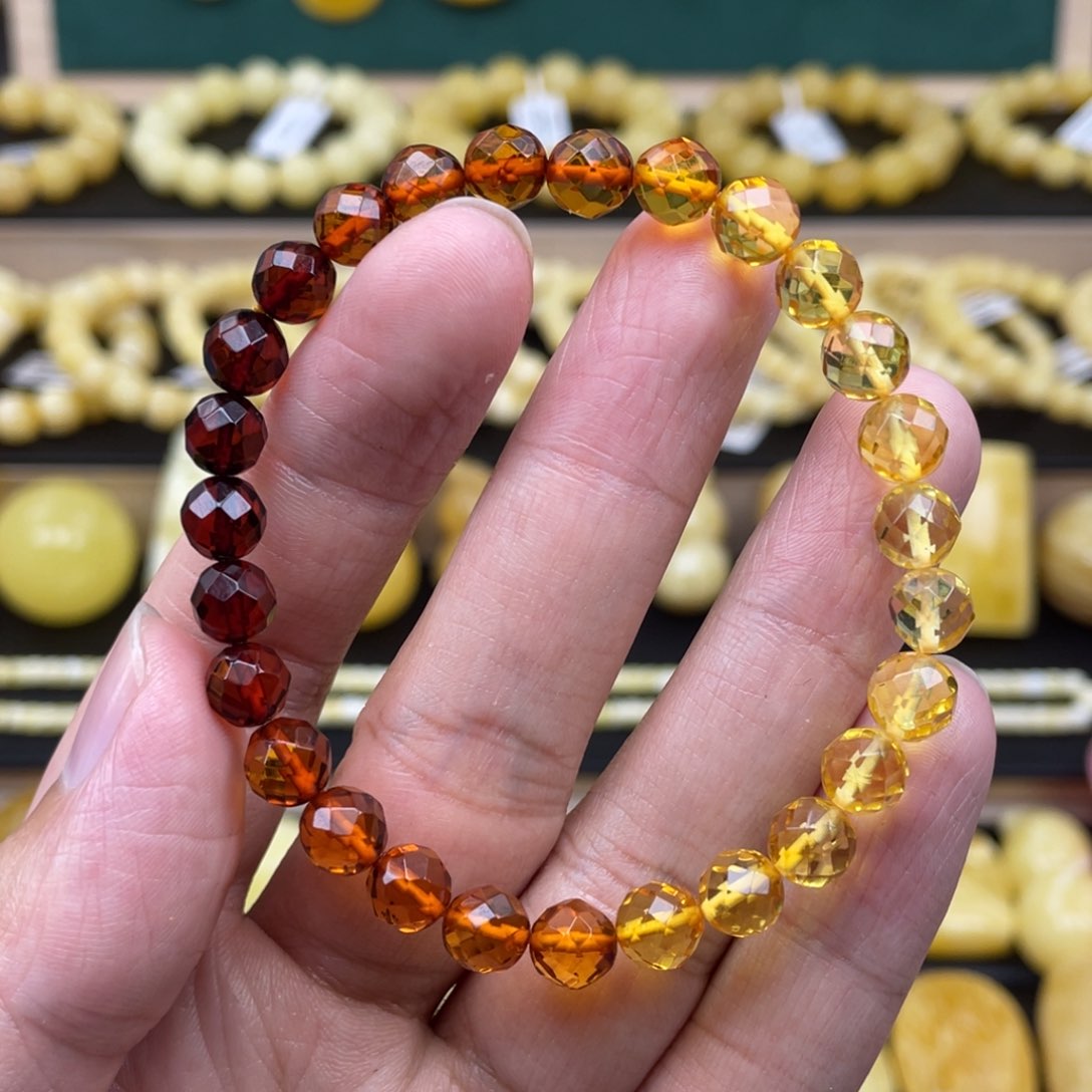 琥珀裸石未镶嵌琥珀蜜蜡