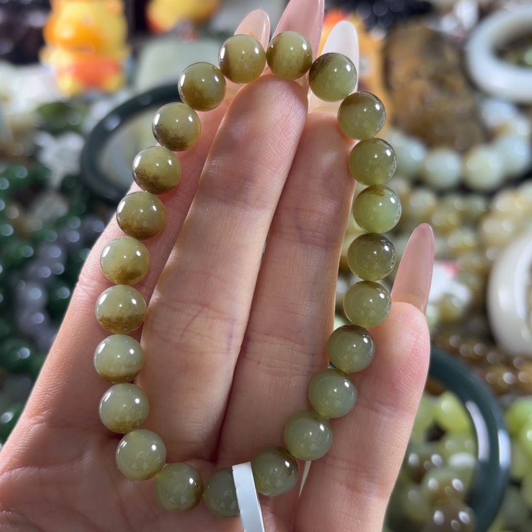 和田玉未镶嵌手链74