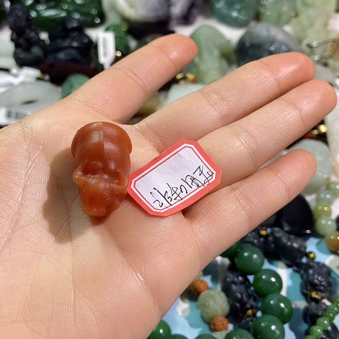 和田玉珠宝奇石未镶嵌C*牛