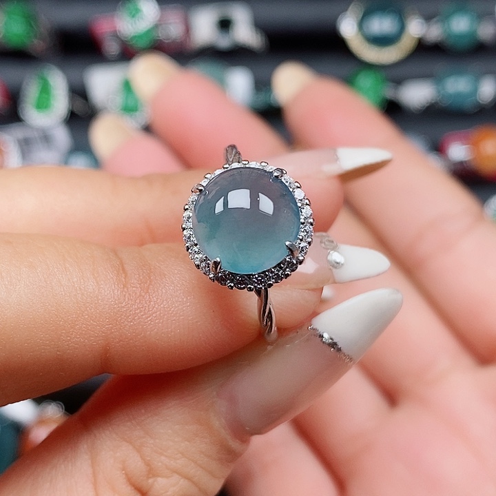 翡翠戒指未镶嵌戒指