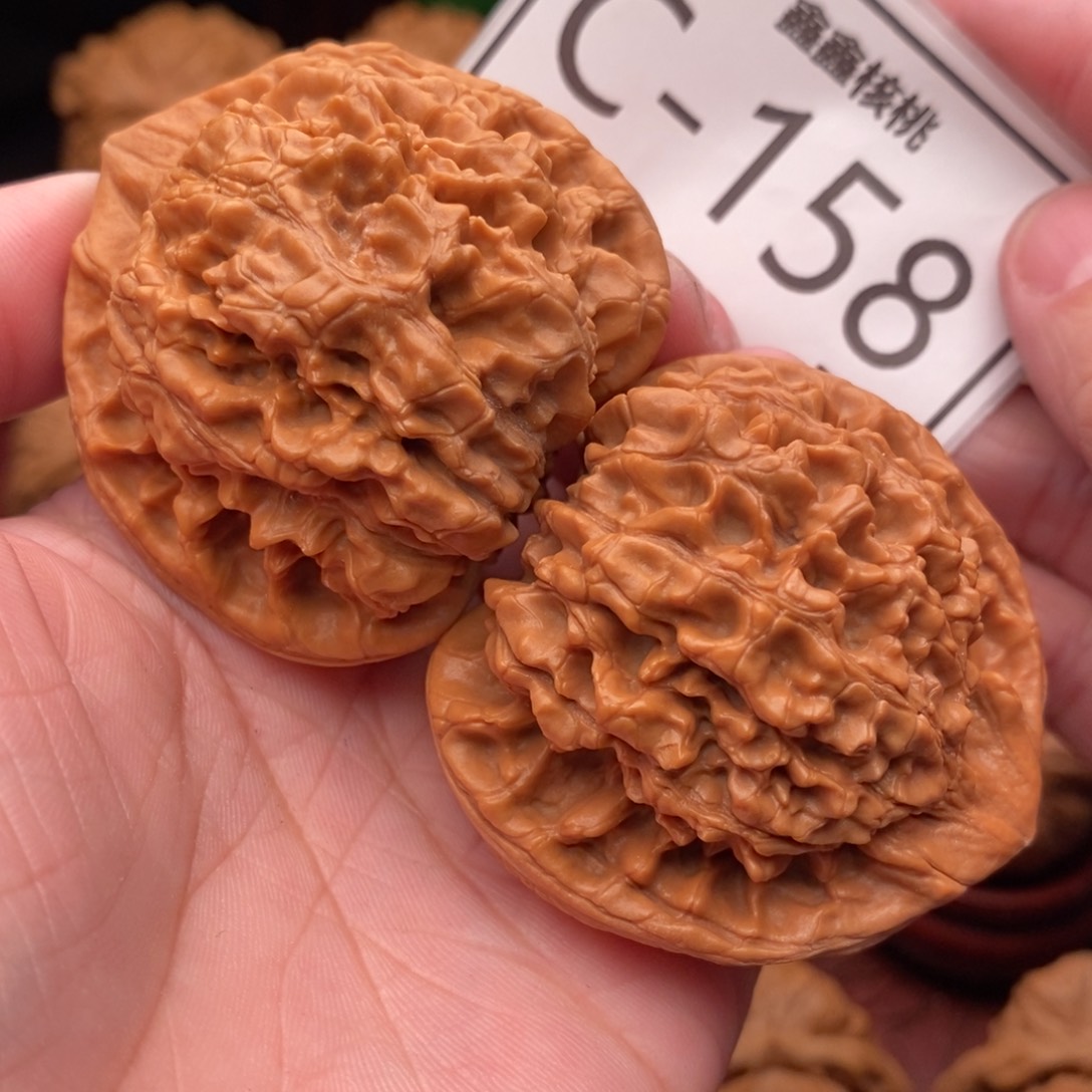 文玩核桃把件官帽48