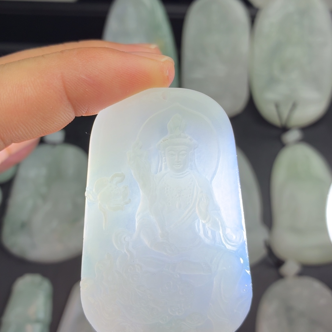 定制翡翠未镶嵌虚空藏