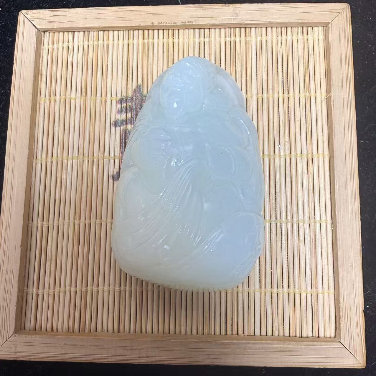 和田玉财神手把-000