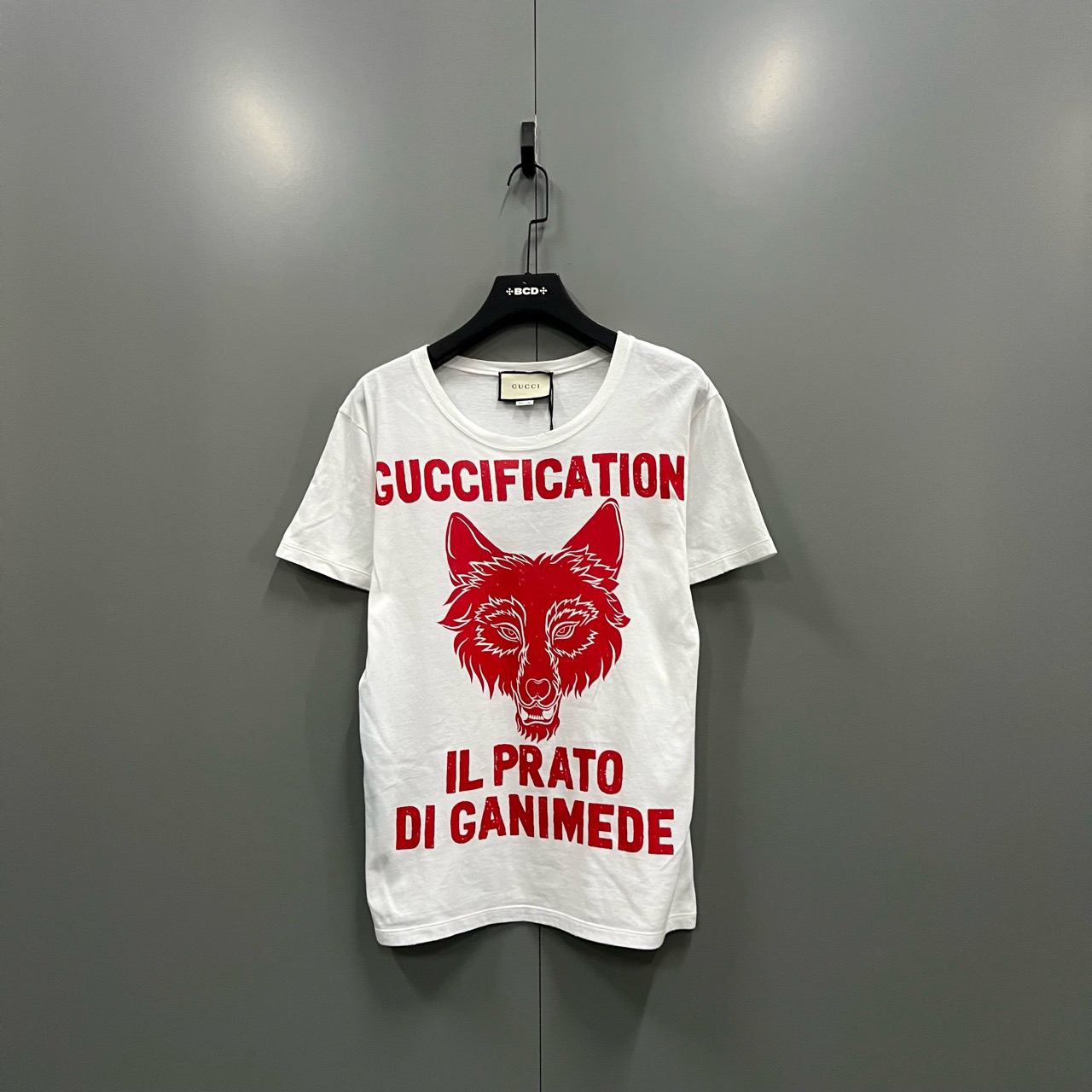 （bb）120 GUCCI 古驰 狐狸印花短袖 XS码/95新/4800/205458