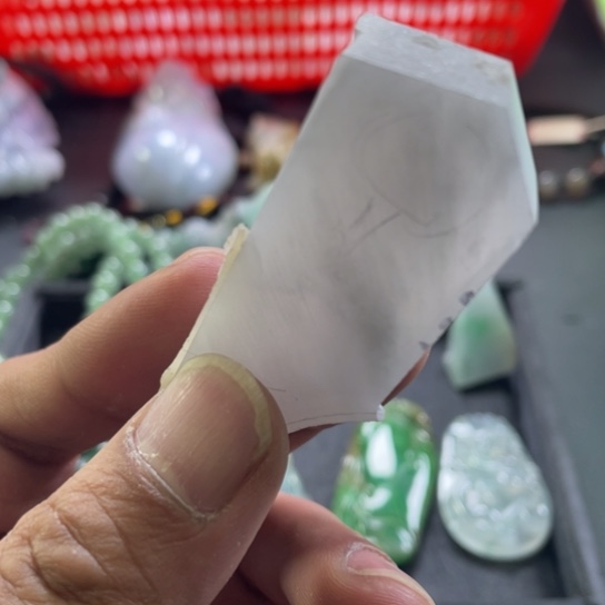 定制翡翠未镶嵌稚*翡翠