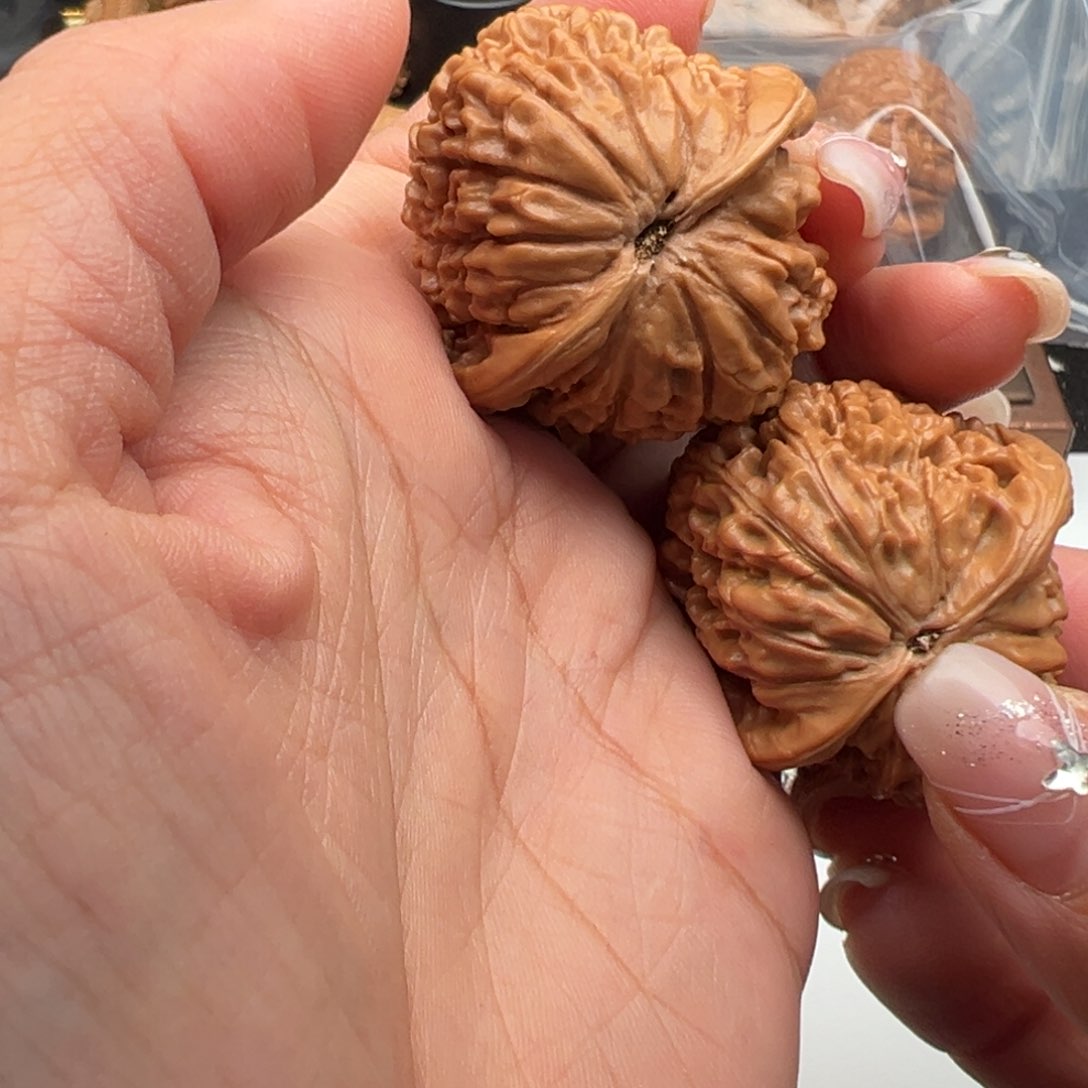 文玩核桃把件莲花38