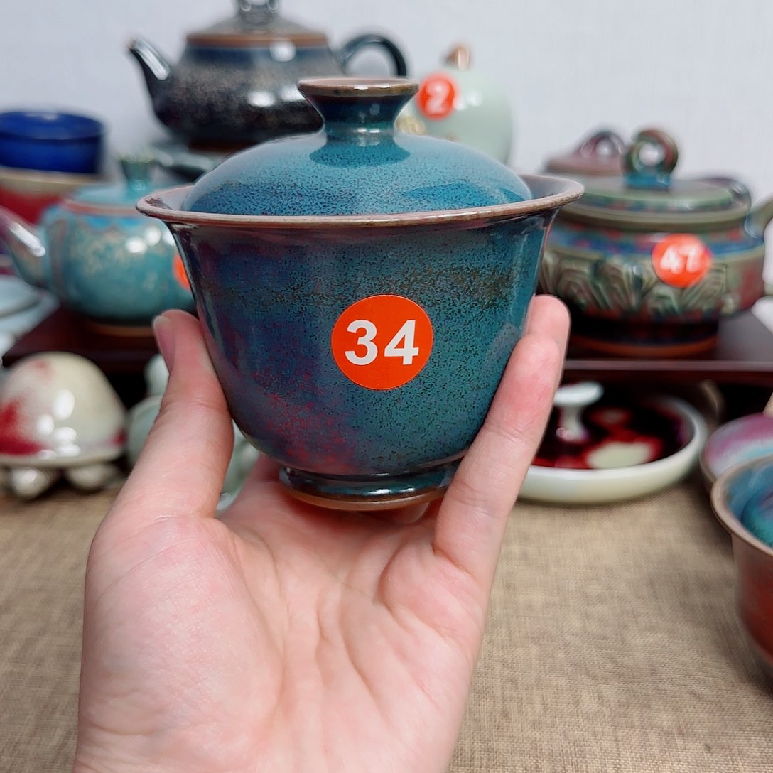 垕瓷甄选两才盖碗