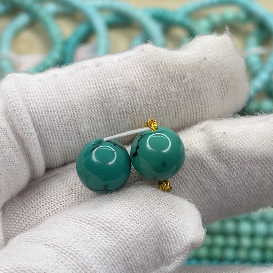 大***明绿松石未镶嵌挂件