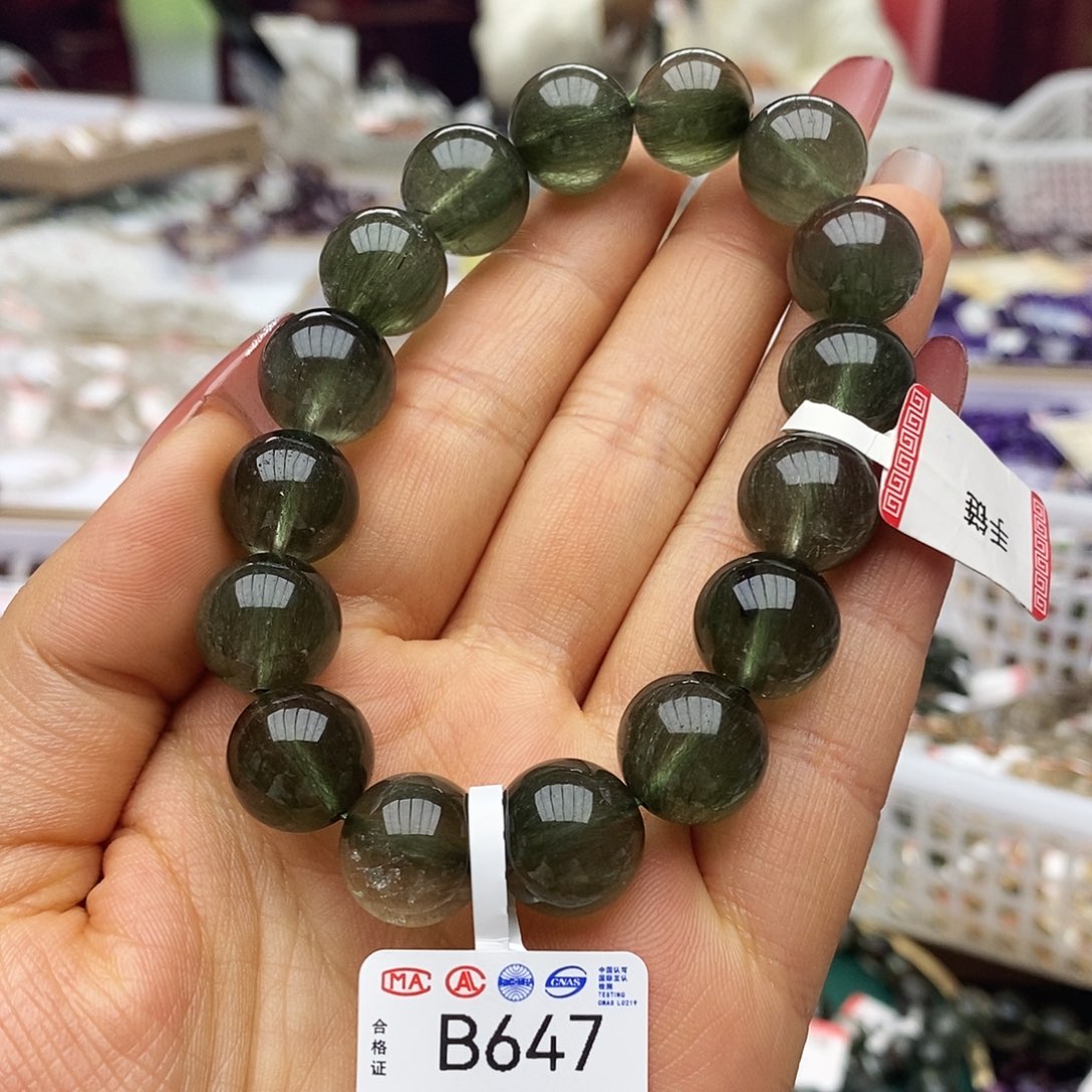 水晶手链未镶嵌J****aB647绿发