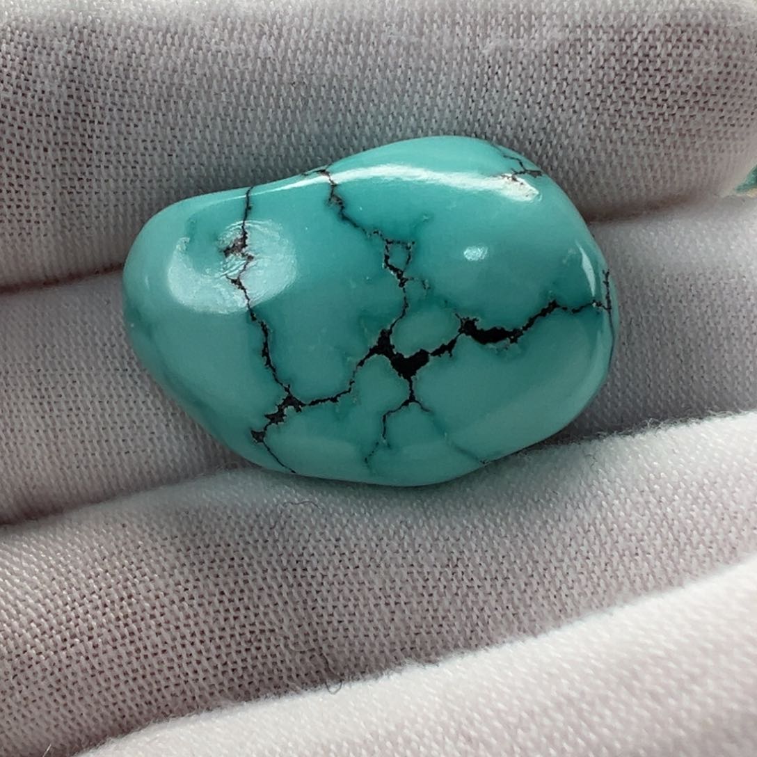 未镶嵌绿松石随形18.2mm