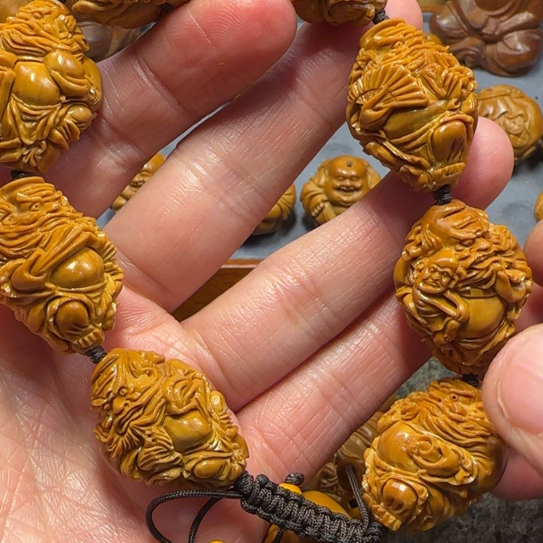 橄榄核吊坠钟馗啊啊