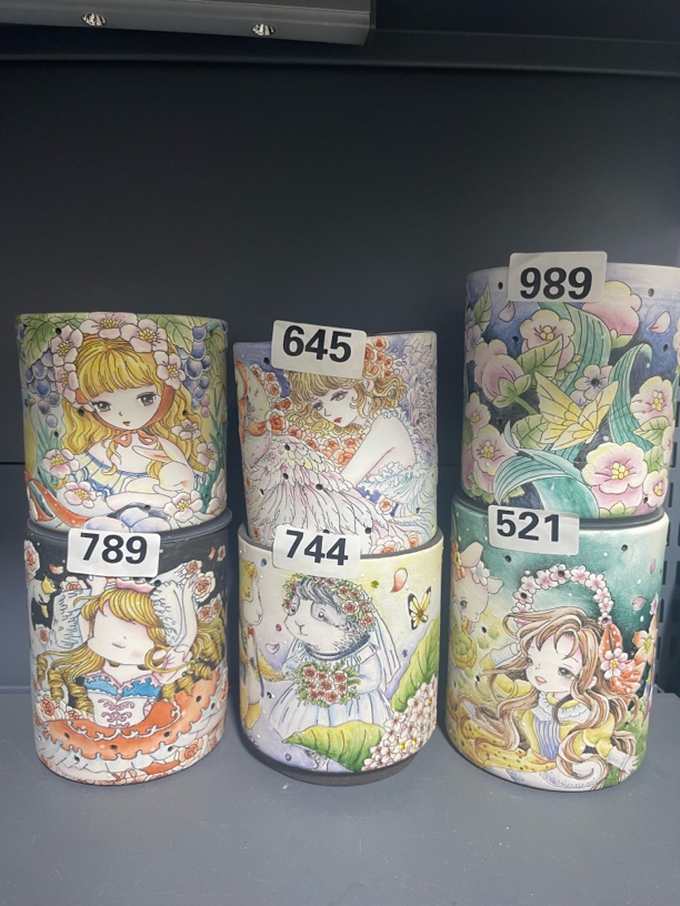 景德镇多彩多肉花盆精品可爱花盆